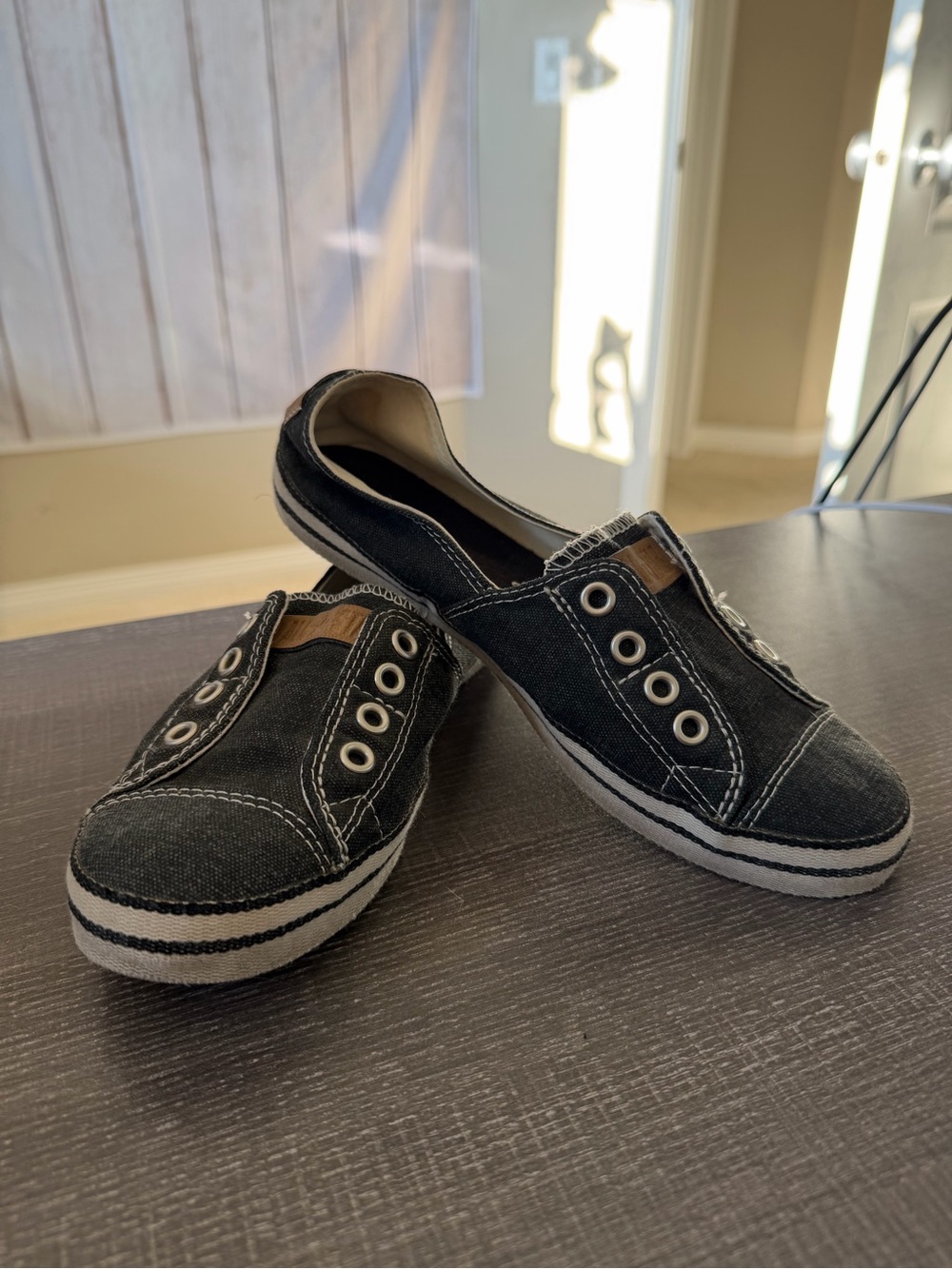 Converse All Star Women's Washed Canvas Slip-On Sneakers